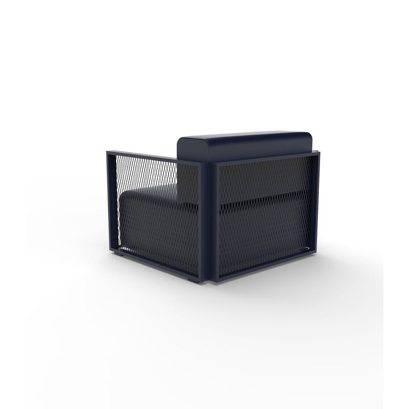 Fauteuil lounge THE FACTORY - bleu