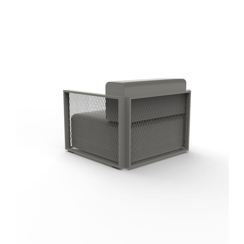 Fauteuil lounge THE FACTORY - fume
