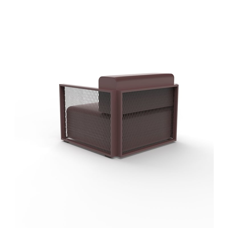 Fauteuil lounge THE FACTORY - grenat