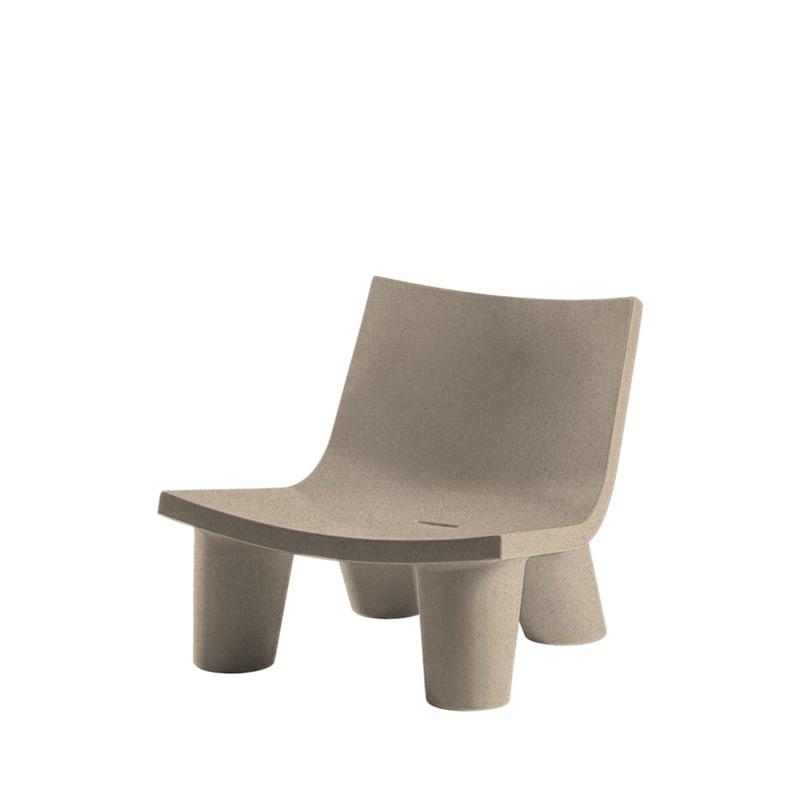 Fauteuil LOW LITA de SLIDE - beige amande