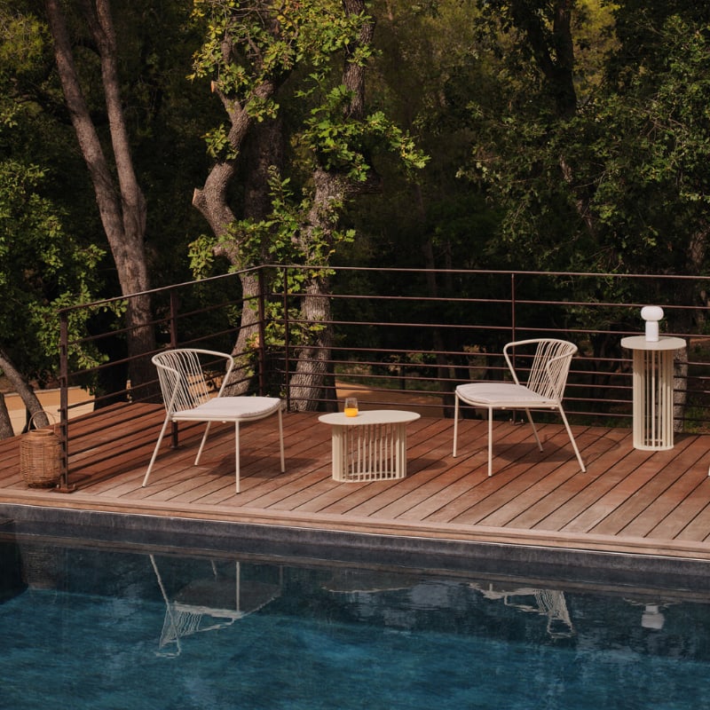Fauteuil outdoor en métal BRIS - MDD