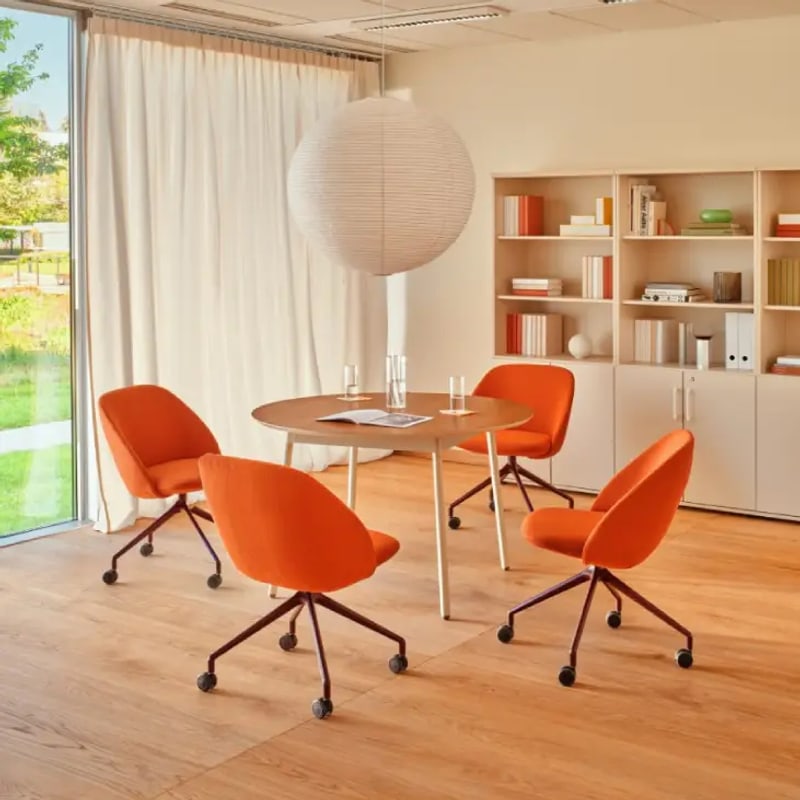Fauteuil pivotant à roulettes PARALEL - MDD