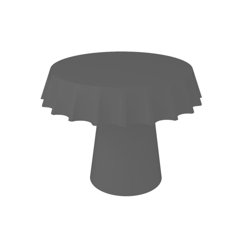 Table design FIZZZ - gris éléphant