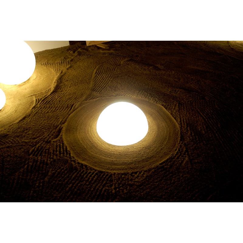 Lampadaire design lumineux 1/2 GLOBO de SLIDE