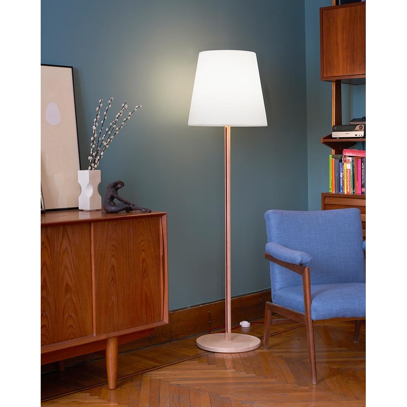 Lampadaire design lumineux ALI BABA WOOD de SLIDE