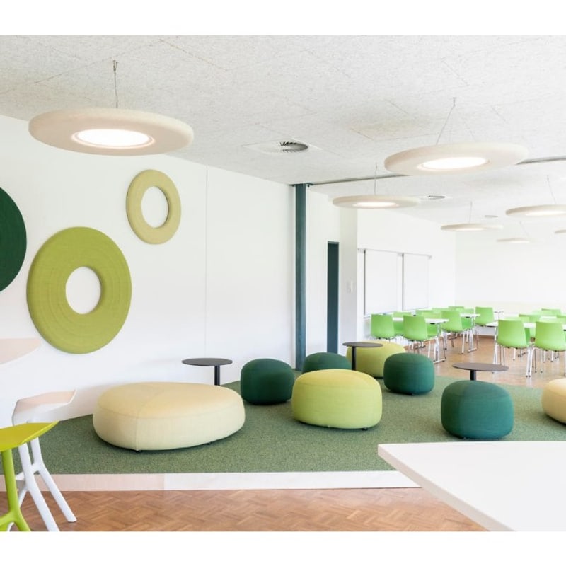 Lampe acoustique ronde BUZZIMOON Flat