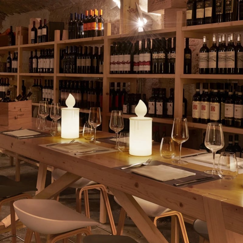 Lampe bougie lumineuse LED FIAMMA de SLIDE