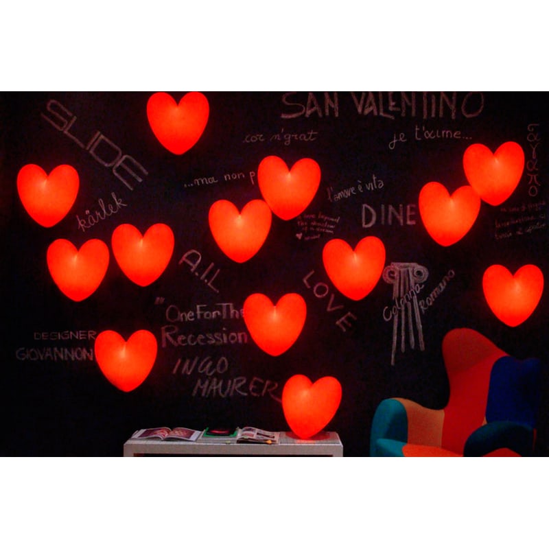 Lampe design lumineuse LOVE WALL de SLIDE