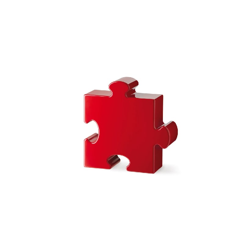 Lampe design lumineuse PUZZLE - rouge