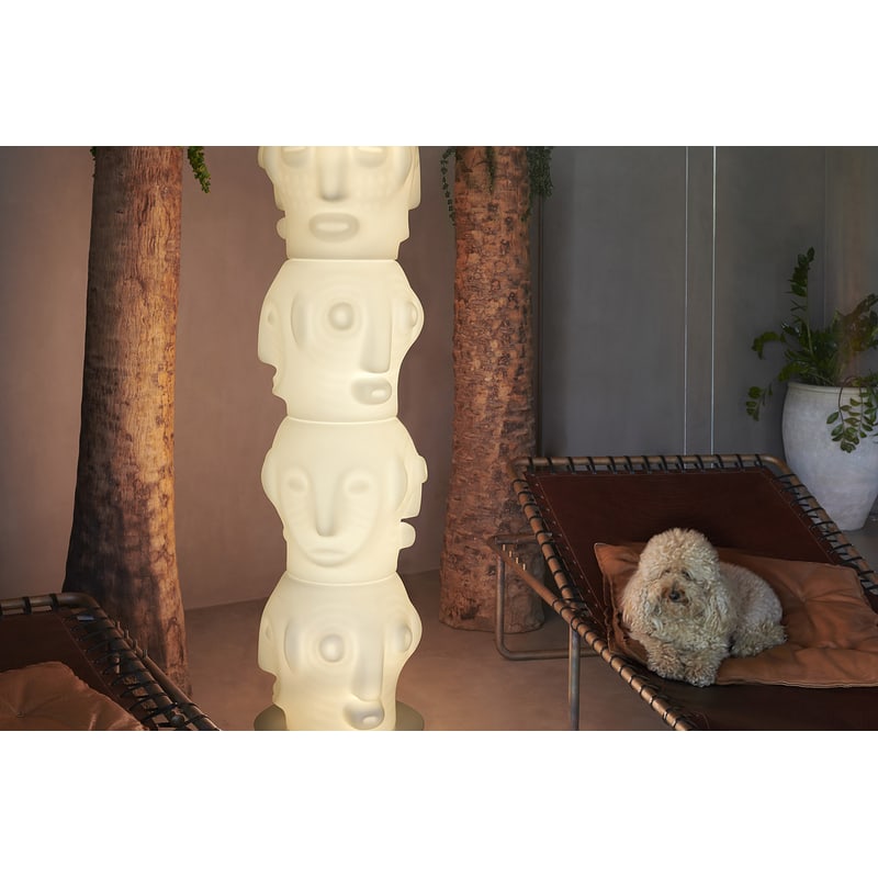 Lampe design lumineuse THREEBÙ TOTEM LAMP de SLIDE