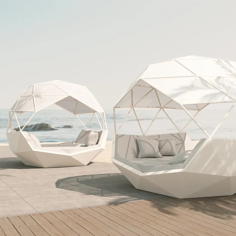 Lit de jour avec toit IGLU de VONDOM
