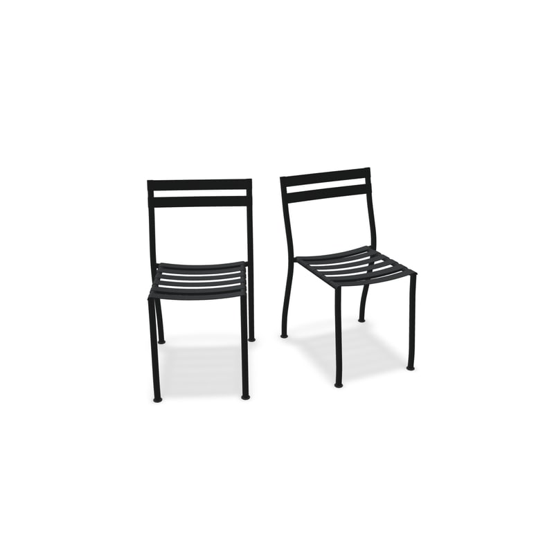 Lot de 2 chaises FLANER - anthracite