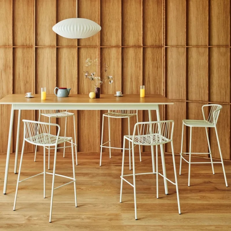 Lot de 2 tabourets haut in & out BRIS - MDD