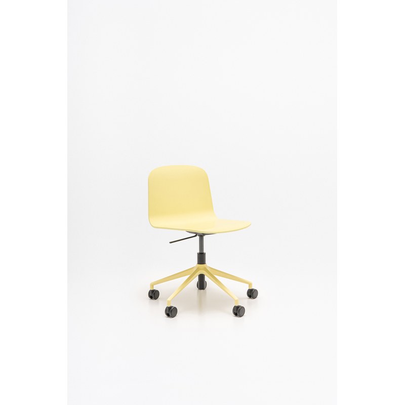 Chaise en contreplaqué avec piètement en aluminium et réglage en hauteur NUD - MDD