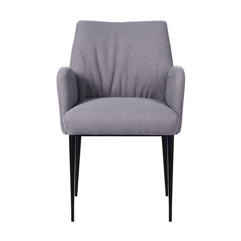 Chaise ENORA C10 piétement métal avec accoudoirs