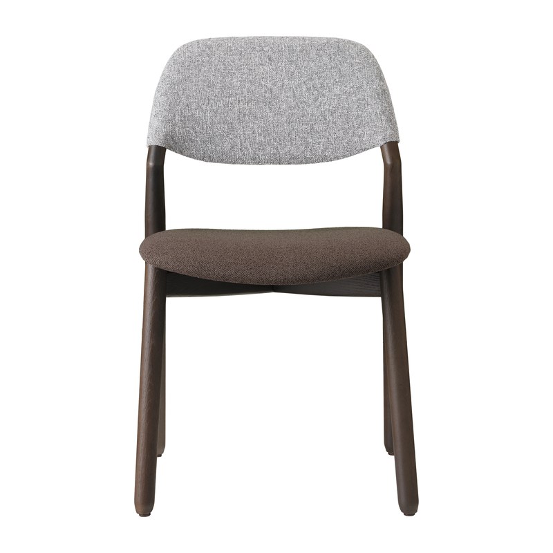 Chaise KNUT C03 piétement bois sans accoudoirs