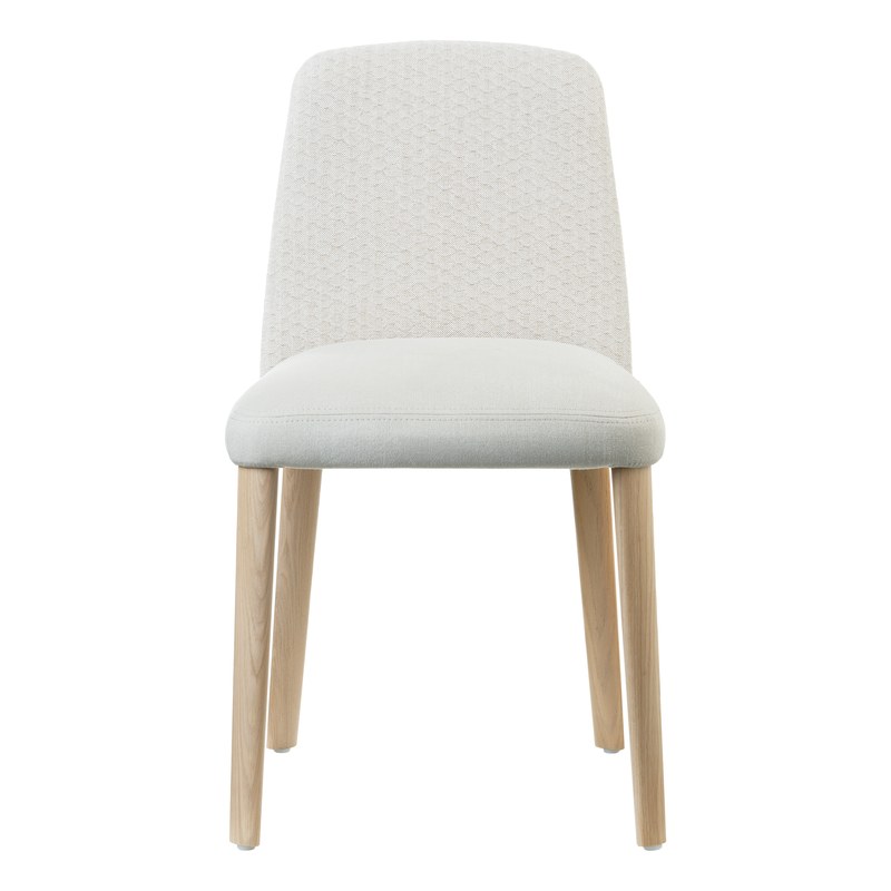 Chaise LEI C03 piétement bois sans accoudoirs