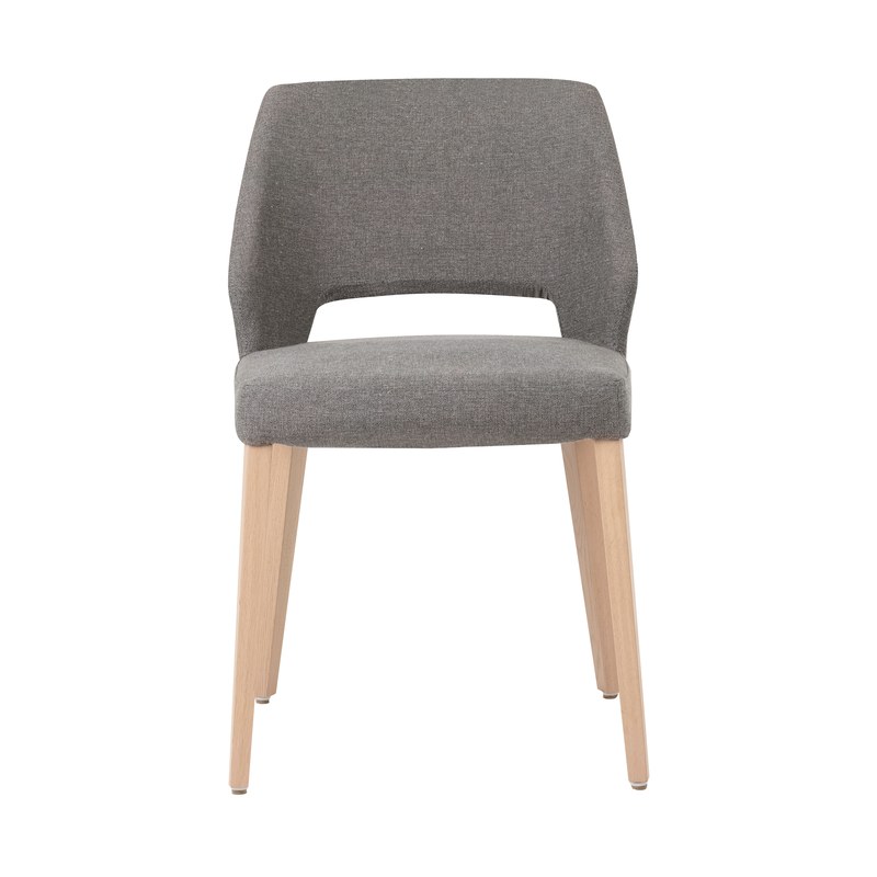 Chaise LENA C01 piétement bois sans accoudoirs