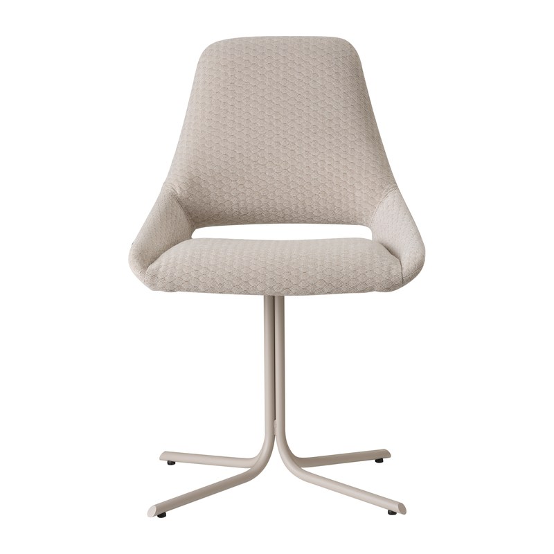 Chaise LOLA C33 piétement métal sans accoudoirs