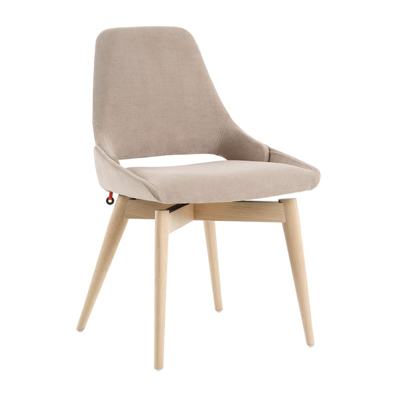 Chaise LOTUS C01 piétement bois sans accoudoirs