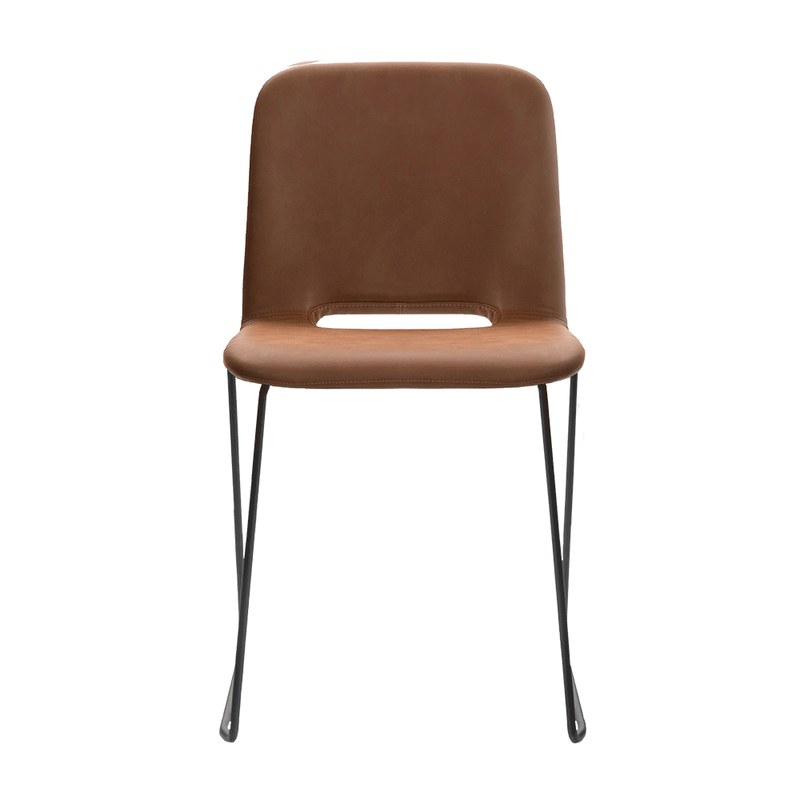 Chaise PAMP C11 piétement métal sans accoudoirs