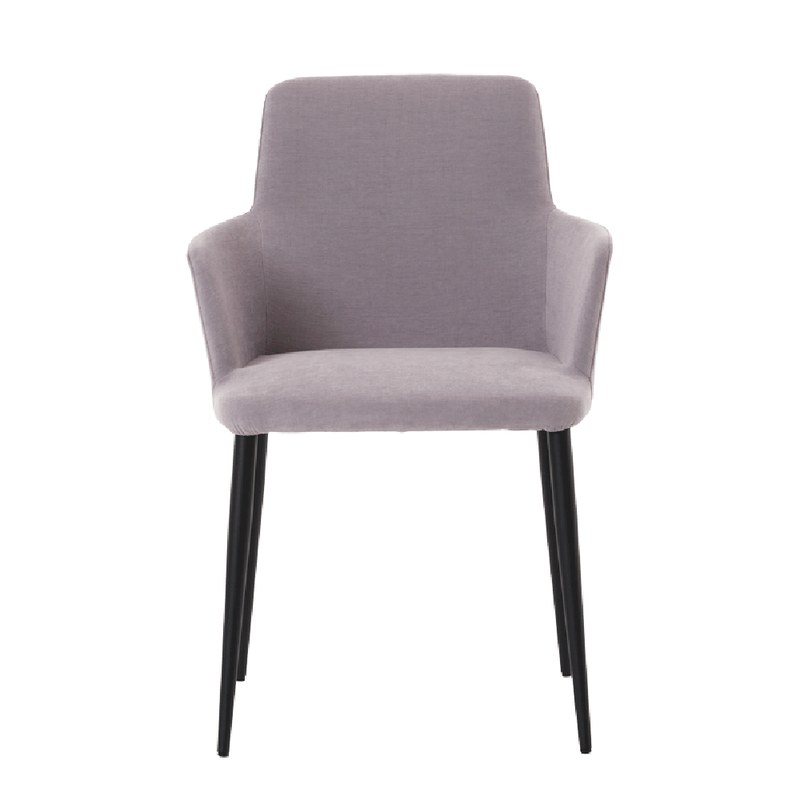 Chaise ROB C04 piétement métal avec accoudoirs