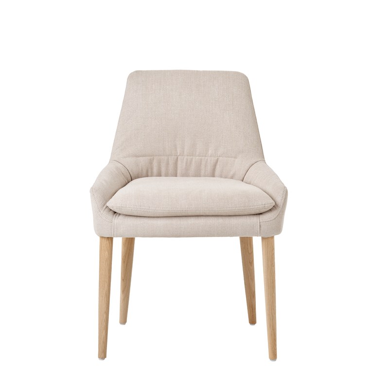 Chaise SAGA C01 piétement bois sans accoudoirs