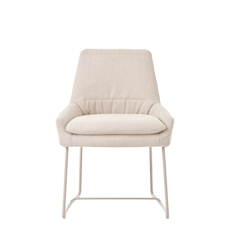 Chaise SAGA C03 piétement métal sans accoudoirs