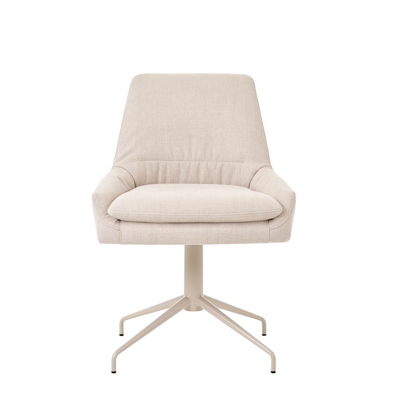 Chaise SAGA C05 piétement métal sans accoudoirs