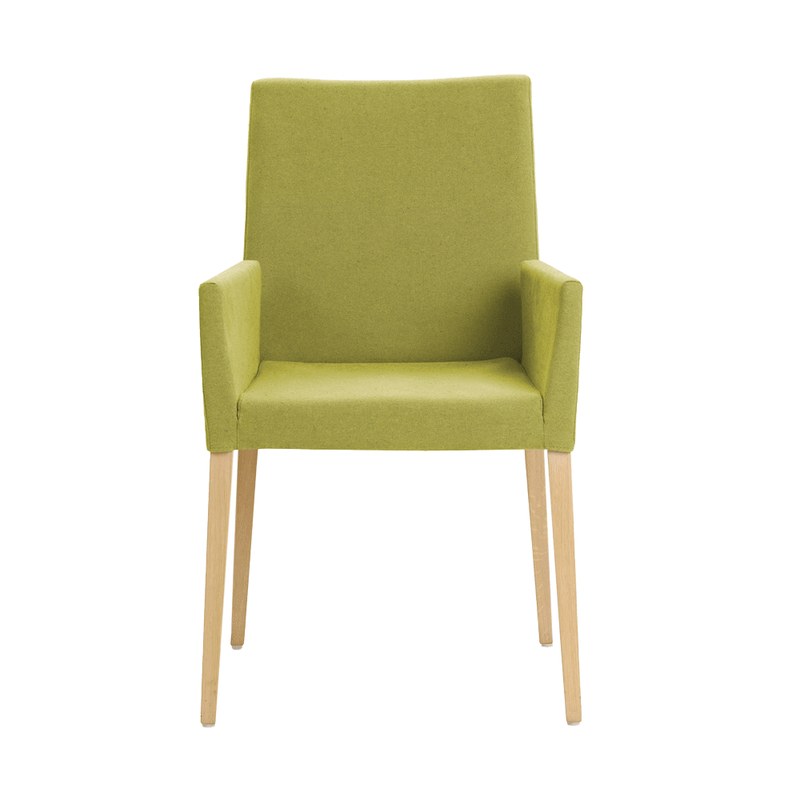 Chaise SLIM C06 haut dossier avec accoudoirs