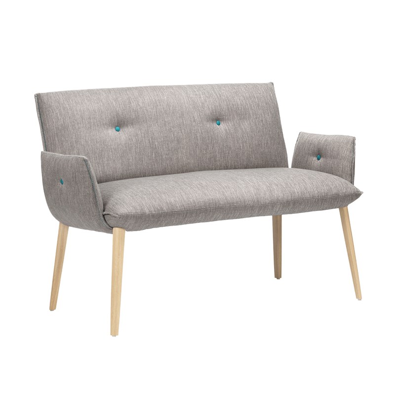 Chaise SODA B24 deux places avec accoudoirs