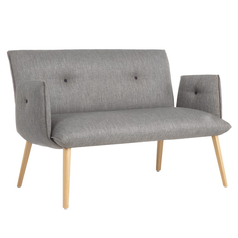 Fauteuil SODA C12 deux places avec accoudoirs