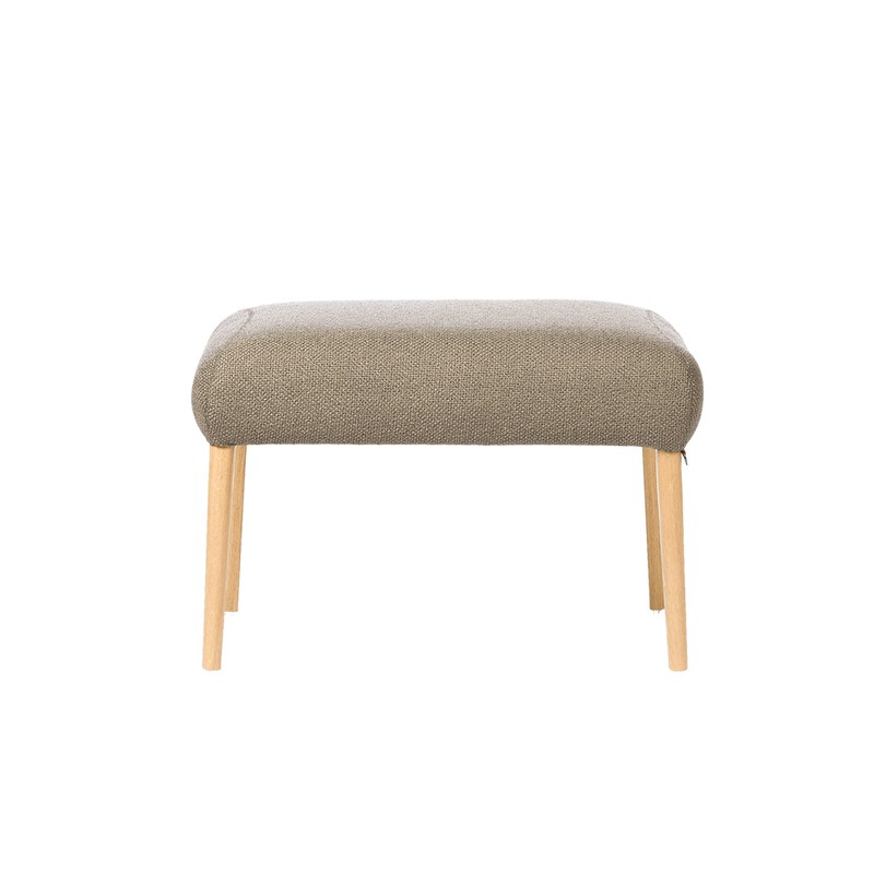 Pouf ENORA C03 piétement bois