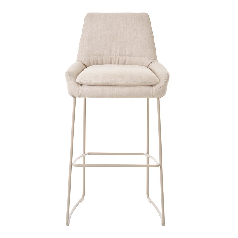 Tabouret SAGA C13 piétement métal sans accoudoirs