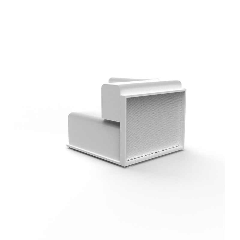 Module d'angle droit THE FACTORY - blanc