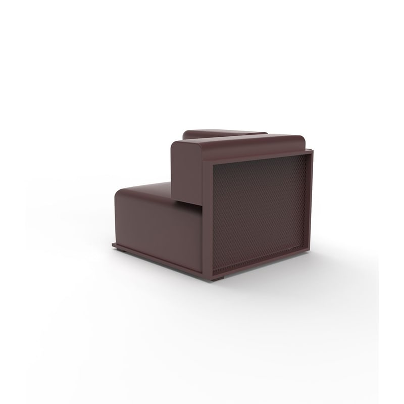 Module d'angle droit THE FACTORY - grenat