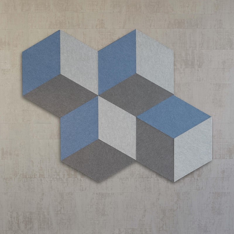 Panneau acoustique mural CUBISM
