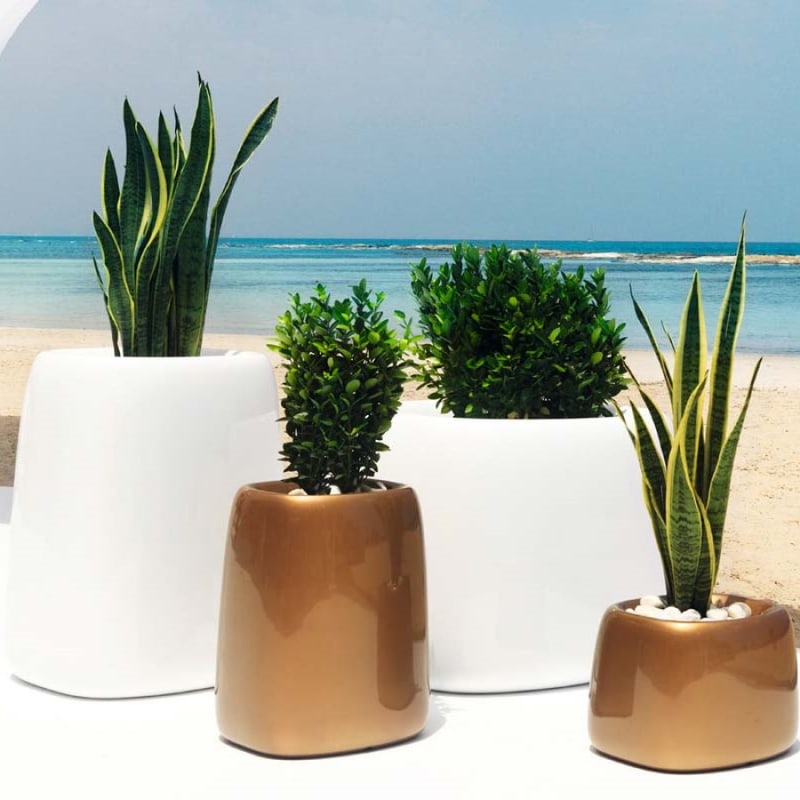 Pot de plantes ORGANIC Cuadrada 46x51x40 cm VONDOM