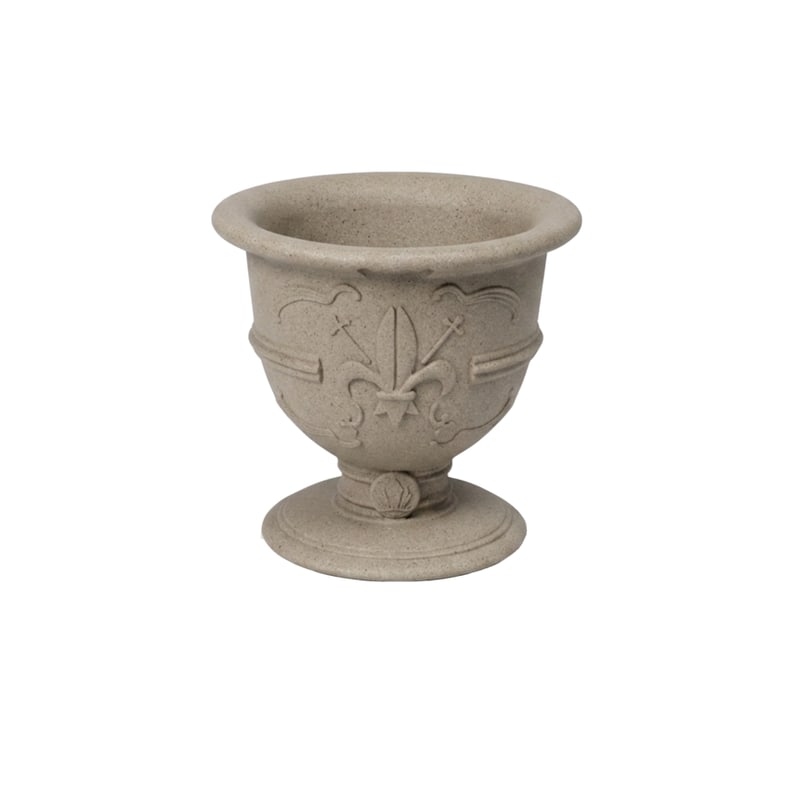 Pot design POT OF LOVE - beige amande