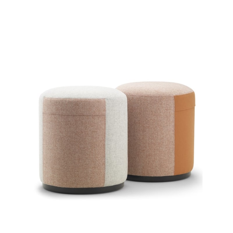 Pouf design CYL bicolore Pattio