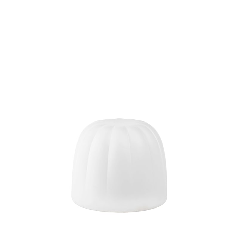 Pouf design GELÉE - blanc soft