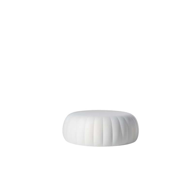 Pouf design GELÉE GRAND - blanc soft