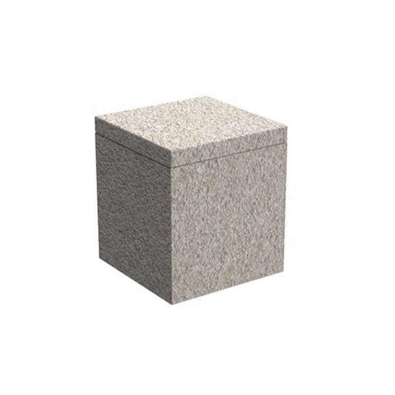 Pouf design in & out JUT CHILL - écru granit
