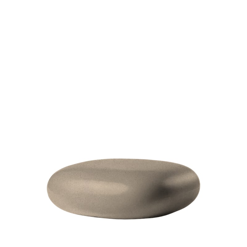 Pouf in & out Chubby Low - beige amande