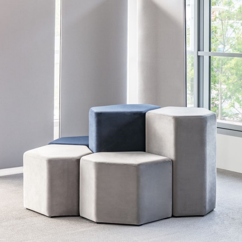 Pouf modulaire haut BAZALTO - MDD