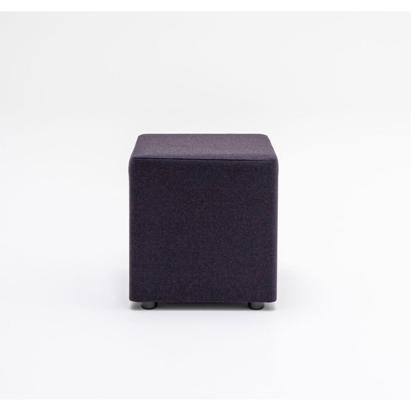 Pouf rembourré et tapissé carré MIX MDD