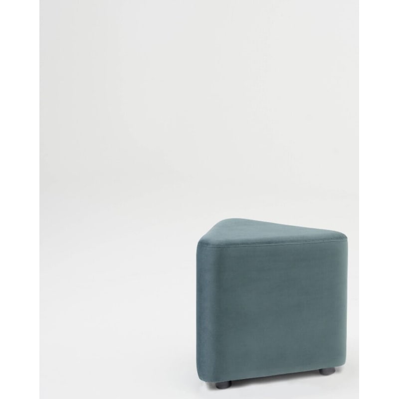 Pouf rembourré tapissé triangle MIX MDD