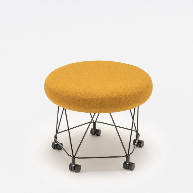 Pouf rond à roulettes PENTAL - MDD