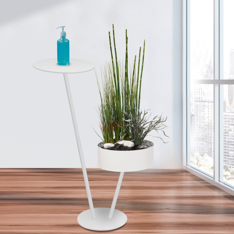 Présentoir avec bac à plantes BABYLONE