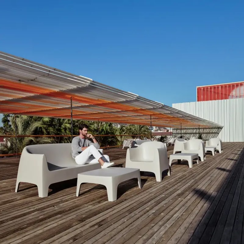 Salon de jardin SOLID écru - VONDOM